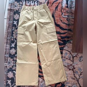 Zara Women Tan Cargo Pants